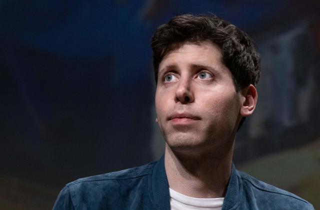 OpenAI CEO Sam Altman addresses a speech during a meeting, at the Station F in Paris on May 26, 2023. Altman, the boss of OpenAI, the firm behind the massively popular ChatGPT bot, said on May 26, 2023, in Paris that his firm's technology would not destroy the job market as he sought to calm fears about the march of artificial intelligence (AI). (Photo by JOEL SAGET / AFP) (Photo by JOEL SAGET/AFP via Getty Images)