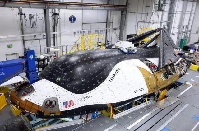 Sierra Space's first Dream Chaser spaceplane, dubbed "Tenacity."