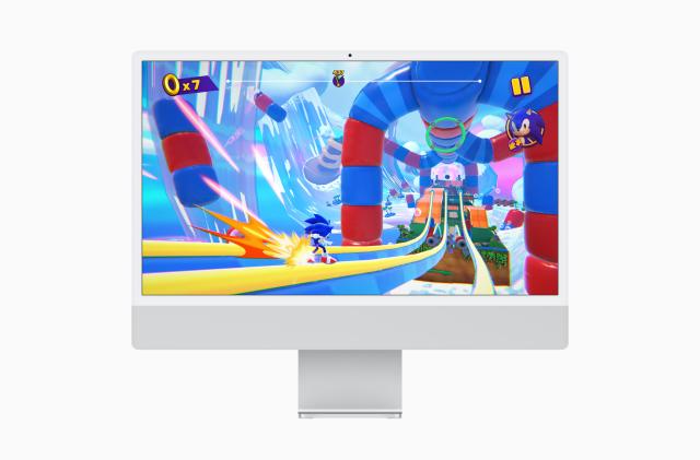 Sonic Dream Team on an iMac