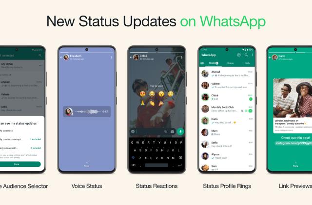 WhatsApp statuses are getting a big revamp for voice, emoji reactions and more