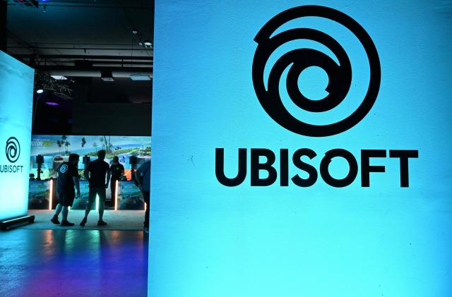 People attend the Ubisoft Forward livestream event in Los Angeles, California, on June 12, 2023. The event features a look at upcoming Ubisoft games. (Photo by Robyn Beck / AFP) (Photo by ROBYN BECK/AFP via Getty Images)