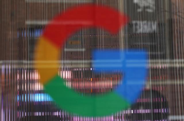 The logo of Google LLC is seen at the Google Store Chelsea in New York City, U.S., January 20, 2023.  REUTERS/Shannon Stapleton