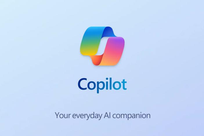 The Microsoft Copilot logo with the tagline "Your everyday AI companion" listed below it.