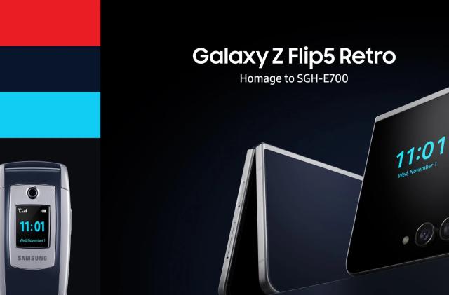 Samsung's Galaxy Z Flip5 Retro pays tribute to the classic SGH-700 flip phone