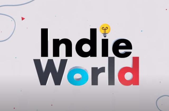 A title card for Indie World. 