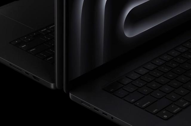 For the new MacBook Pros with M3 Pro and M3 Max chips, there's a new Space Black color options to choose from. 