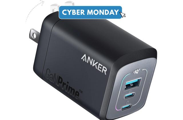 An Anker wall charger