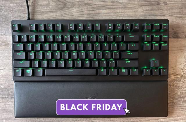 Razer's Black Friday 2023 deals include a new low on the Razer Huntsman V2 TKL gaming keyboard.