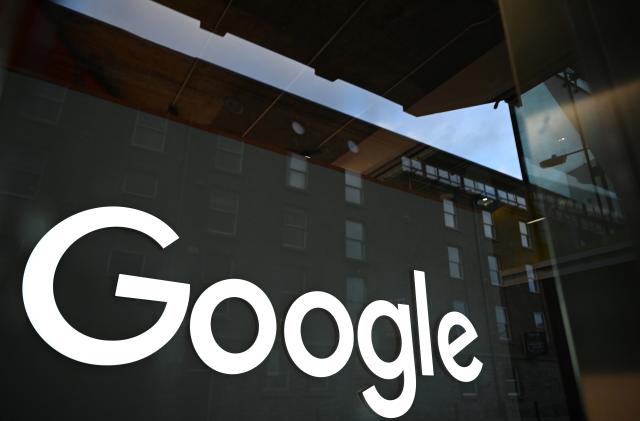 The Google logo is seen on on the company's European headquarters in Dublin, Ireland, February 27, 2021. Picture taken February 27, 2021. REUTERS/Clodagh Kilcoyne