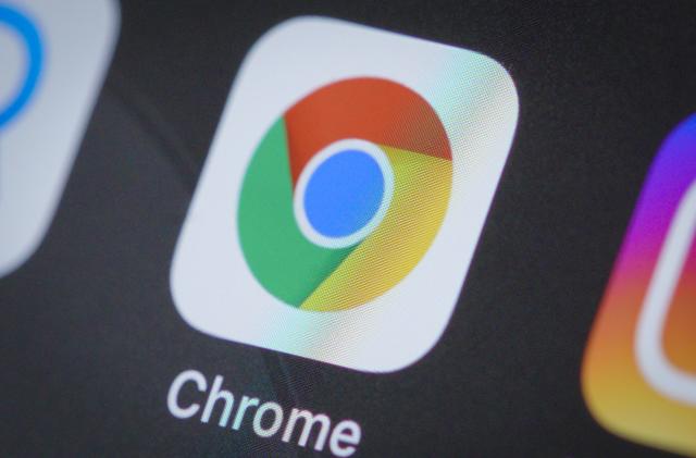 The Google Chrome  browser application is seen on an iPhone 11 Pro Max in this illustration photo in Warsaw, Poland on April 4, 2020. (Photo Illustration by Jaap Arriens/NurPhoto via Getty Images)