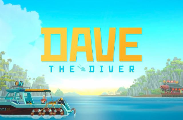 Dave the Diver title card. 